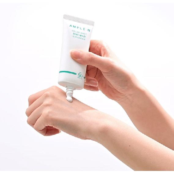 AMPLE:N Sola Shot Zinc Mild Suncream 40ml SPF50+ PA++++