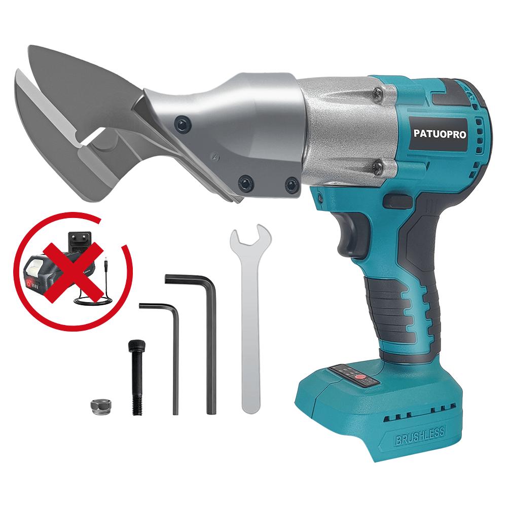 PATUOPRO 300 Н·м Аккумуляторные электрические ножницы по металлу Бесщеточные Ножницы по металлу Перезаряжаемый режущий электроинструмент Для аккумулятора Makita 18 В