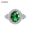 Классическое кольцо Lindon из медного сплава с цирконием, женские ювелирные изделия, свадебный подарок для вечеринки