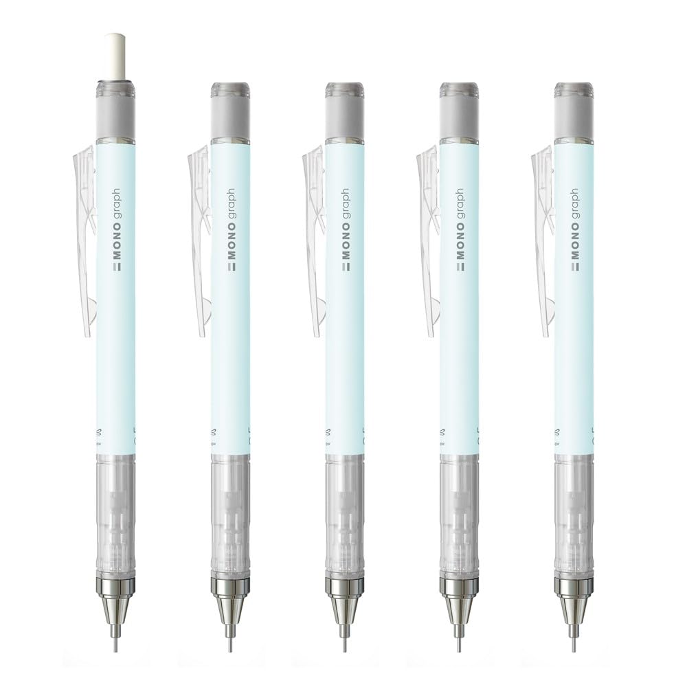 Механический карандаш Tombow Pencil MONO Graph Ice 0,5 мм, Синий, 5 шт., DPA-136A-5P