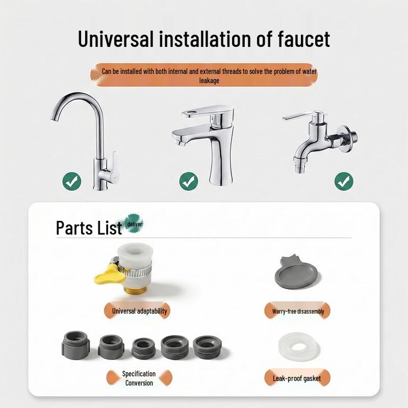 OLEWA Rotatable Kitchen Faucet Filter Extender