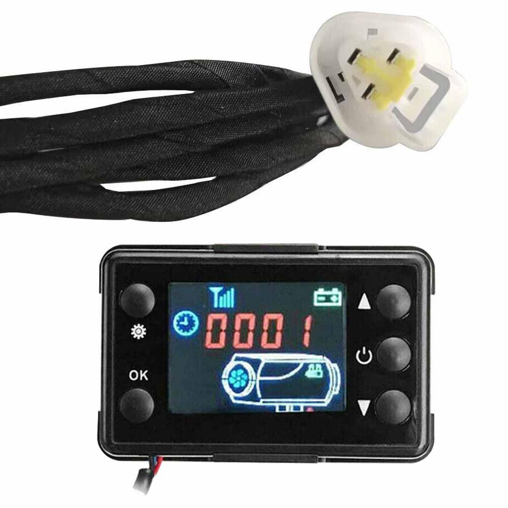 12V 5KW Car Air Diesel Parking Heater LCD Monitor Switch Motherboard Harness For Truck Vehicles Heating Replacement Accesso C8S1