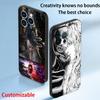 Крутой японский аниме-мужчина Узор Гриффита Чехол для телефона Для iPhone 17 16 16e 15 14 13 12 Plus Mini Pro Max Мягкий черный Ударопрочный Чехол
