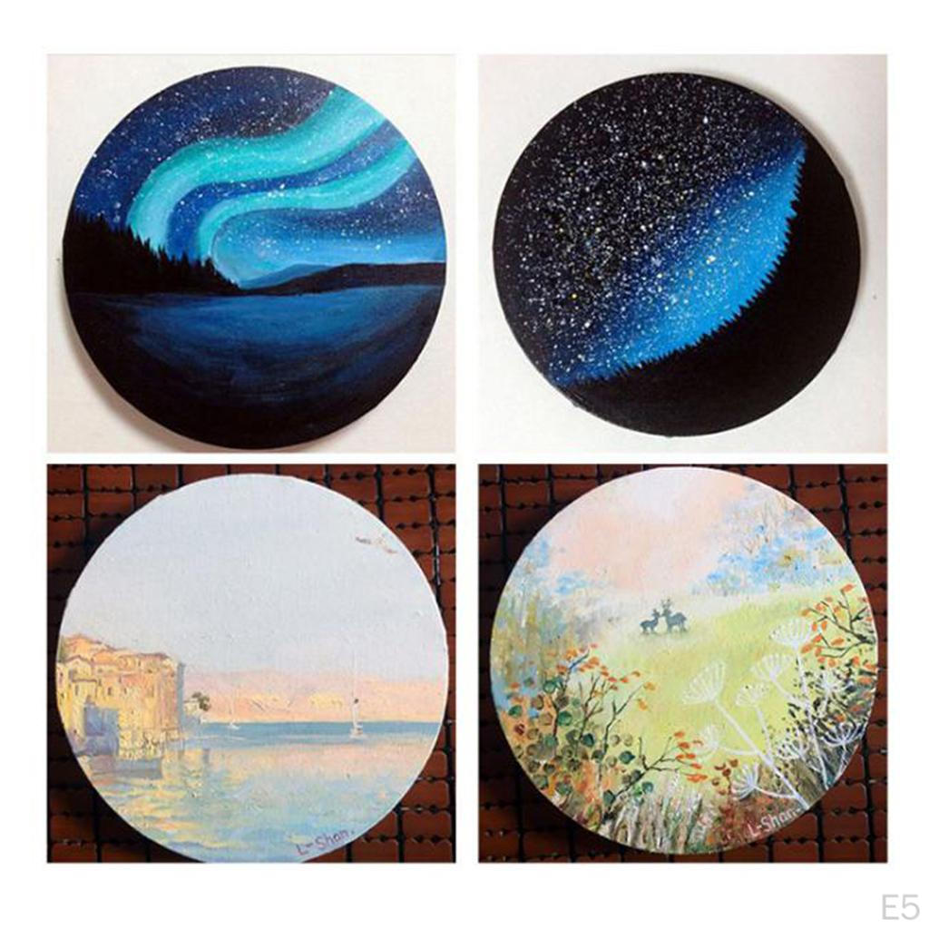 Поставки круглый Деревянный натянутый холст