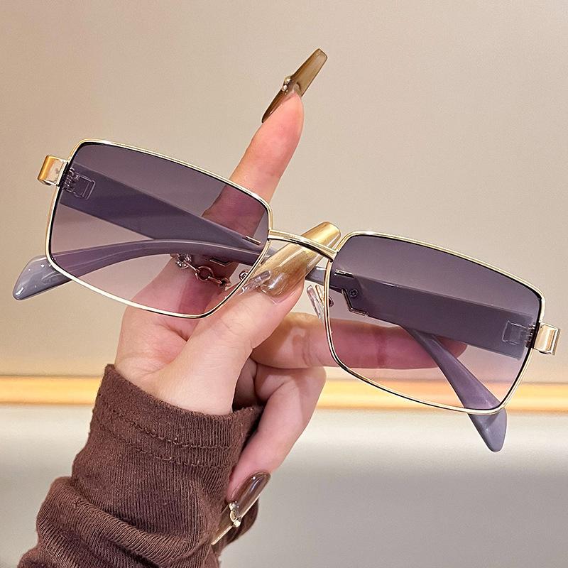 Non-polarized Vintage Small Frame High-end Simple Fashion Sunglasses Women's Men's Street Photography Fashion Sunglasses