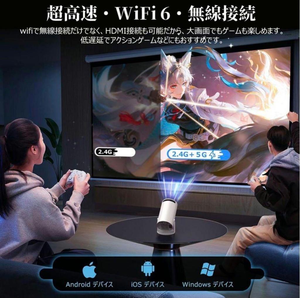 [USED] Projector for home use 2025 18000LM 270° rotation 4k compatible