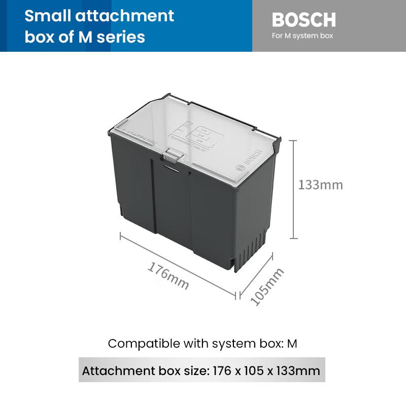 Bosch System Box Штабелируемый набор ящиков для инструментов Крышка совместима как с моделями S, так и с M