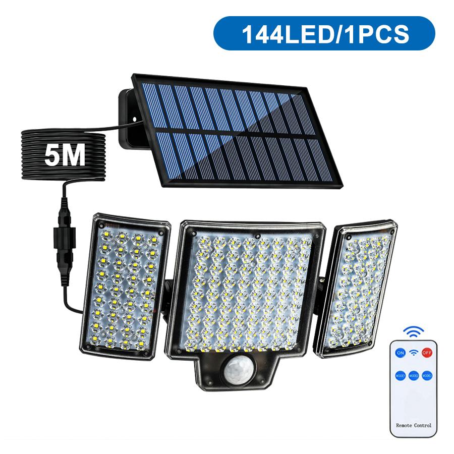 Солнечные светильники для улицы 238/346/328LED Солнечные светильники безопасности настенный светильник IP65 водонепроницаемый датчик движения уличный светильник сад