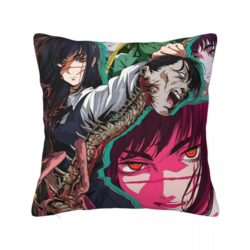 Anime Chainsaw Man Square Pillow Cases Cushion Cover Awesome Zippered Decor Throw Pillow Case Cover for Car