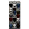 24 Pockets Hat Rack for Baseball  Hat Organizer Hanging Hat Storage Holder for Closet Wall
