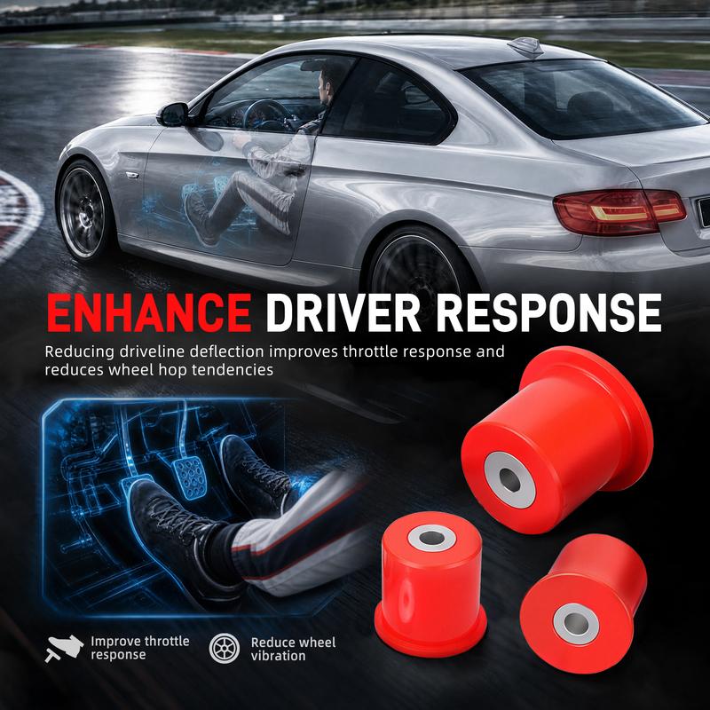 Полиуретановые втулки крепления дифференциала 80A для BMW E90 E91 E92 E87 E82 E93 E81 E88, Замена для 33176770866, 33176760288