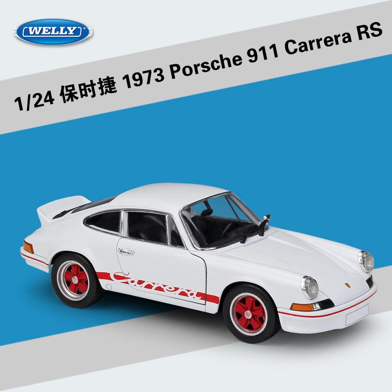 AKEZM1 WELLY 1:24 Scale 1964 Porsche 911 Classic First Generation - Alloy Die-Cast Model with Opening Doors, Collector's Display Gift