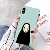 Чехол для телефона Studio Ghibli «Унесенные призраками она» для IPhone 14 13 12 11 XS X 8 7 6 Plus Mini Pro Max SE 2022, мягкий черный чехол для телефона