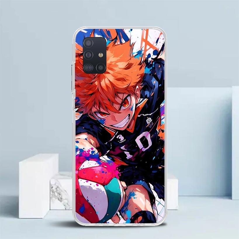 Хайкюу Оя Волейбол Аниме Мягкий чехол для Samsung Galaxy A12 A22 A32 A52 A72 A02S Чехол для телефона Note 20 Ultra 10 S10 Plus A51 A71