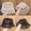 Sweet Cute Lace Hat Hollow Flower Bucket Hat Fashion Women Fisherman Hat Breathable Sunshade Sunscreen Hat