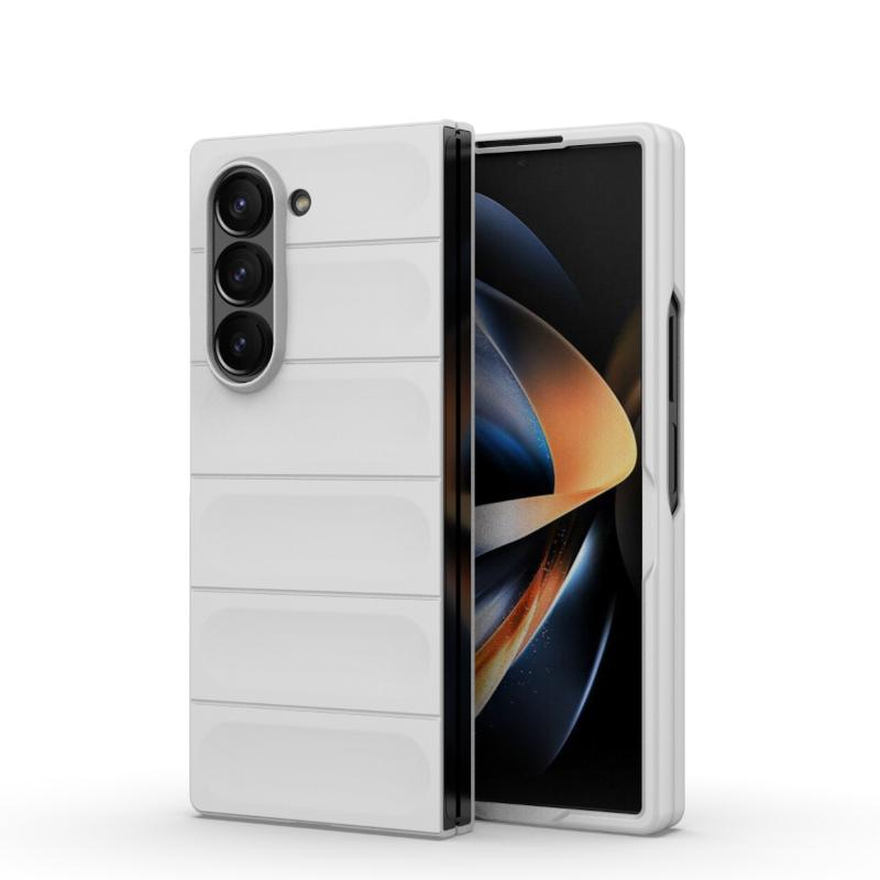 Чехол для Samsung Galaxy Z Fold6 Fold 6, задняя крышка, чехол для телефона, мягкий жидкий силикон, противоударный противоударный защитный чехол, чехлы