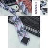 Trendy Arrowhead Type Tie With Kuromi And Sanrio Stripes