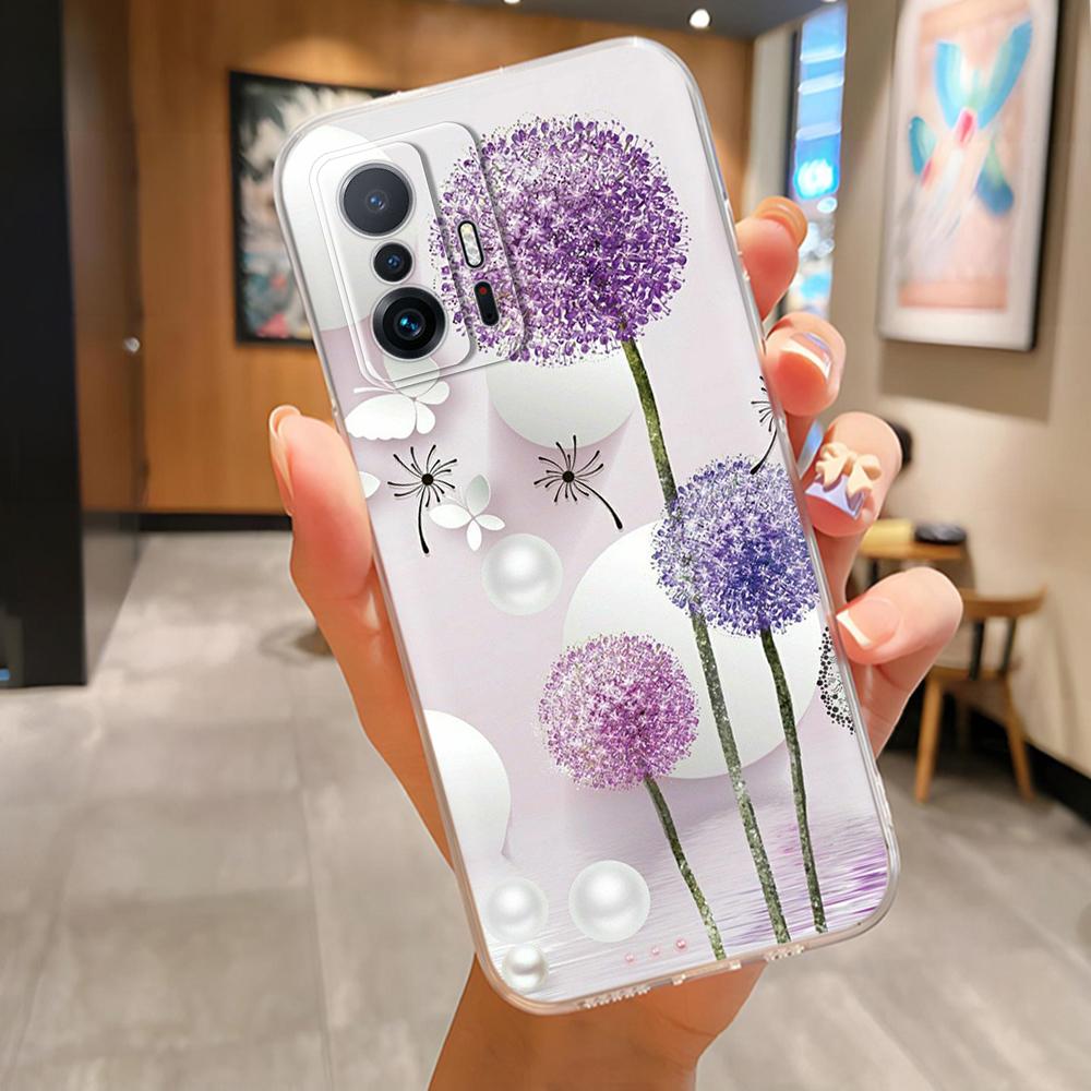 Для Xiaomi 11T Pro Чехол для телефона Модный Фэнтези Прозрачный Чехол Для Xiaomi Mi 11T Pro Mi11T ТПУ Силиконовый Противоударный Задние Крышки Funda