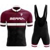 BERRIA Team Cycling Jersey Sets Summer Short Sleeve Mens Road Racing Bike Clothing Airproof MTB Bib Suit Ropa Ciclismo