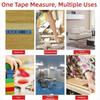 12MM Width Metal Tape Measure Self-Adhesive Workbench Ruler Durable Measuring Tape