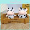 Adorable Plush Cow Keychain Cute Black And White Spotty Cow Wedding Gift Accessory