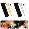 Tuning Fork Healing Instrument with Flannel Cover And Hammer 128 Hz Healing Instrument Healing Tuning Fork Good Healing Instrument for Stress