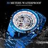 WINNER New Fashion Automatic Mens Watches Luxury Mechanical Wristwatches Hollow Watch