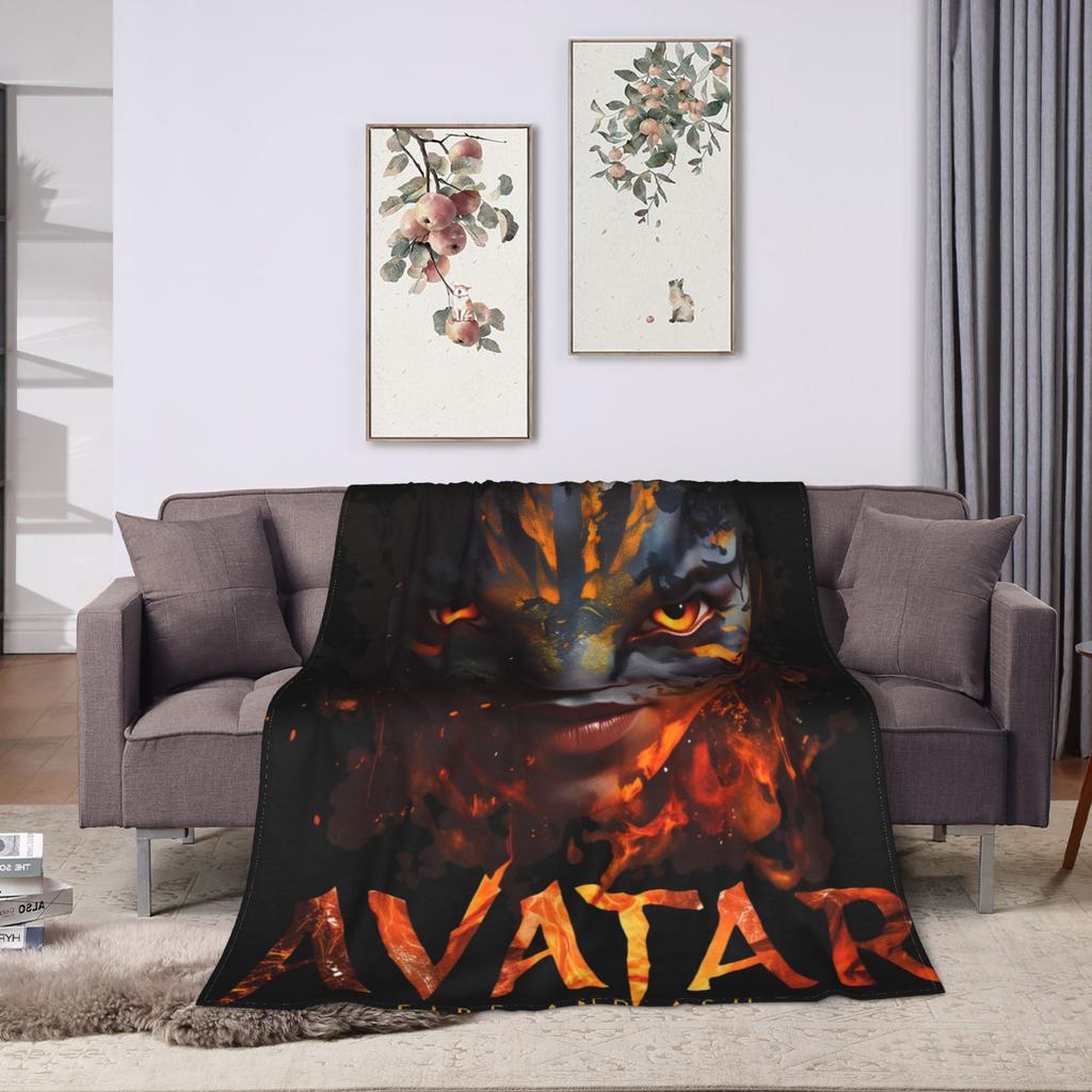 Avatar Fire and Ash Blanket Quality Warm Soft Throw Blanket Winter Boy Girl Outdoor Fashion Bedspread