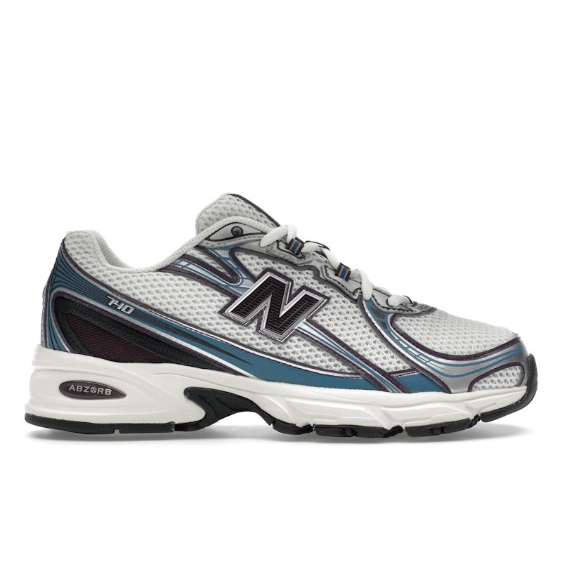 New Balance 740v2 Морская соль Слива Унисекс Кроссовки Кремовый Сливово-коричневый Террариум U740PB2