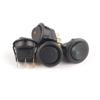 5pcs 23mm 6A 250V/10A125V ON/OFF Round Rocker Dot Switch Waterproof LED Light Luminescence Toggle Switches Car Accesssories