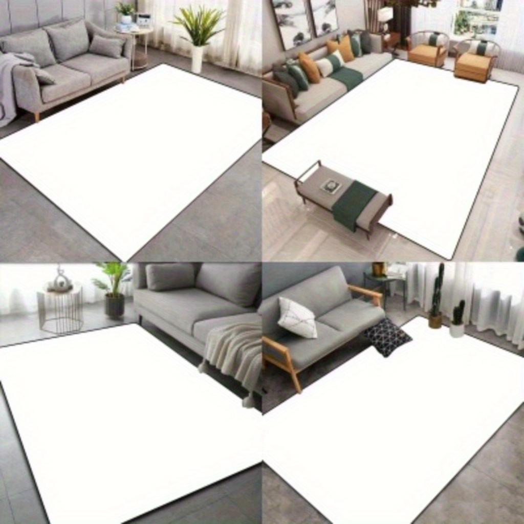 1pc Dartboard Flame Design Non-Slip Crystal Velvet Area Mat - Machine Washable Durable Mat Mat for Living