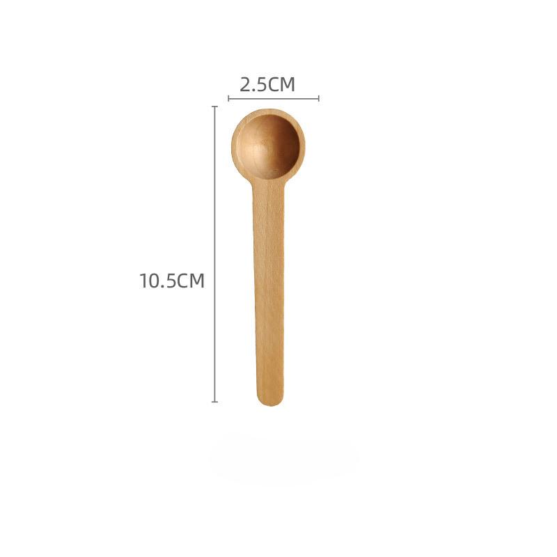 Mini Small Wooden Spoon Children's Milk Powder Measuring Spoon Honey Wooden Spoon Wooden Scoop Kitchen Accessories
