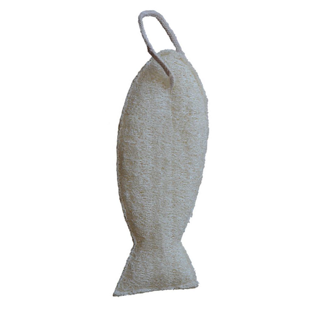 Натуральный скраб из люфы Практичная мочалка из люфы Отшелушивающая губка для тела Двусторонняя отшелушивающая мочалка для тела для дома