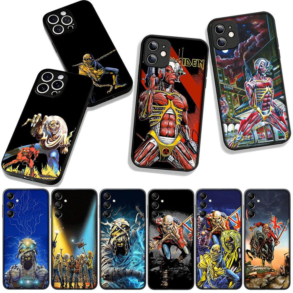 Чехол-постер I-Irons M-Rocks M-Maidens для Motorola Moto G04 G13 G14 G22 G23 G20 G32 G34 G35 G64 G82 G84 G53 G60 G72 E14 E15 E13
