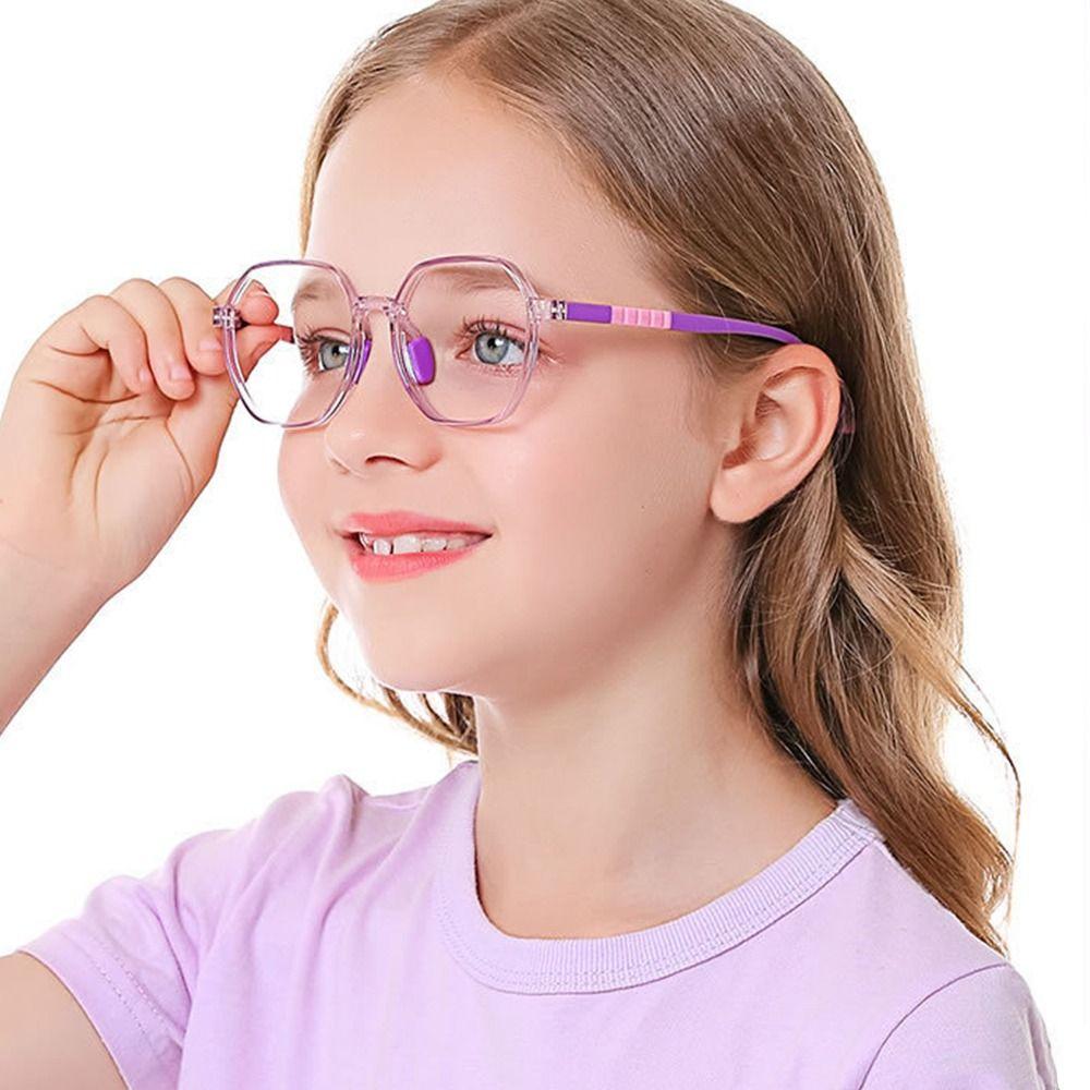 Anti-blue Light Kids Glasses Eye Protection Ultra Light Frame Children Boys Girls