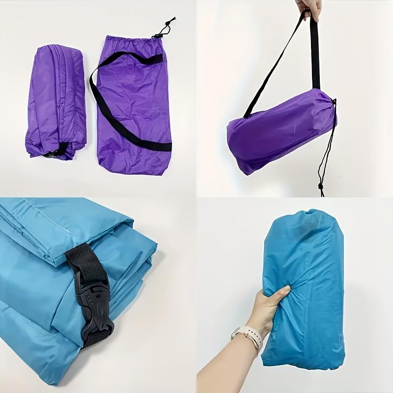 1 шт. надувной садовый диван, одноместная модель, быстро надувается, складной, удобный, портативный и легкий