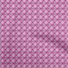 Cotton Flex Fuschia Pink Fabric Check Sewing Craft Projects Fabric Prints By Yard 40 Inch
