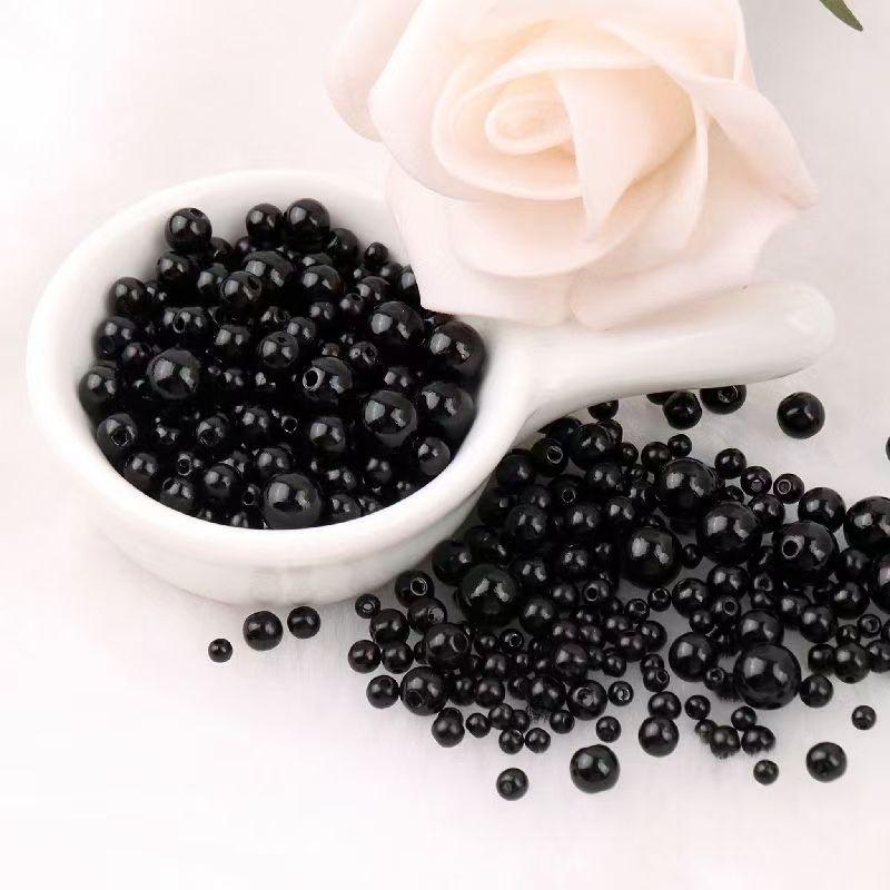 Высококачественная перфорированная разноцветная имитация жемчуга ABC, своими руками, платье из бисера, серьги, браслет, ожерелье с россыпью бусин