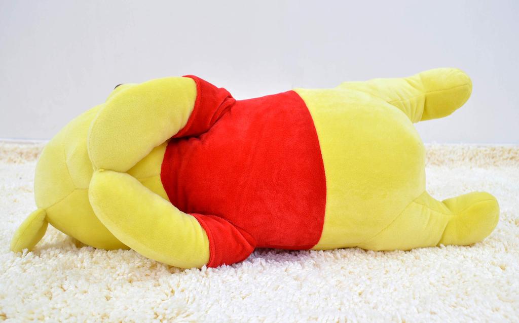 MORIPiLO Подушка для тела Morishita для детей и взрослых Винни-Пух желтая сумка 45 см пушистый материал набивная подушка персонажи Товары Disney 4620731