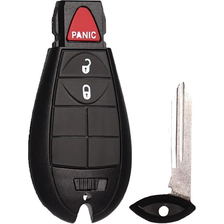 Keyless Entry Remote Control Key Fob Replacement Fits for Dodge Ram 1500 2500 3500 2009- 2012 Charger Challenger Durango Journey Grand Caravan Jeep