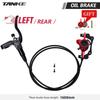 TANKE MTB Hydraulic Disc Brake Set 160mm Oil Pressure CNC Caliper Clamp Front Rear A/B-Pillar Handle Bicycle Upgrade Parts
