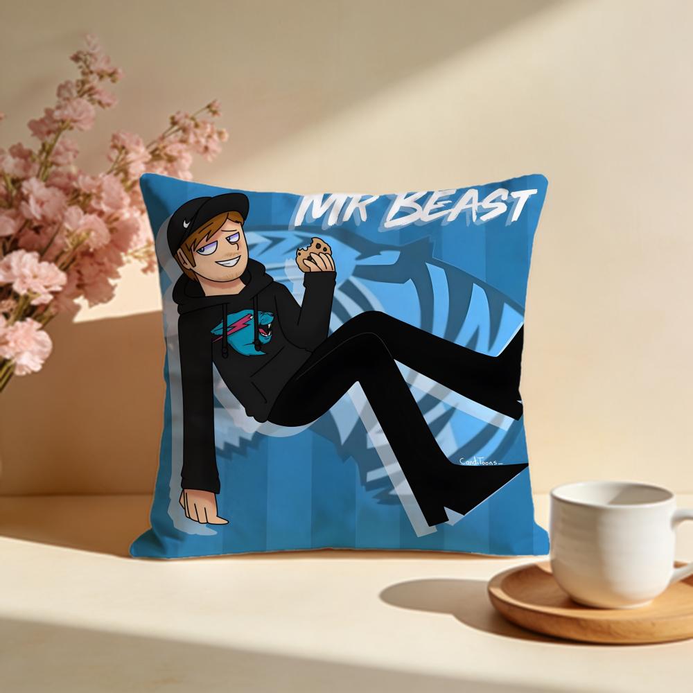 Trendy BBeastful Cushion Cover Stylish Washable Pillow Cover Ideal for Couch Bedroom Car Decoration
