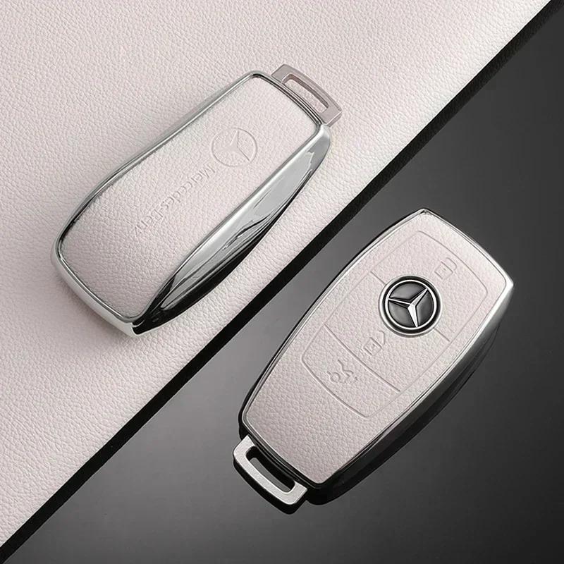 AAVI1 Fashion TPU Car Smart Remote Key Case Fob Cover Shell For Mercedes Benz A C E S G Class GLC CLE CLA W177 W205 W213 W222 X167 AMG