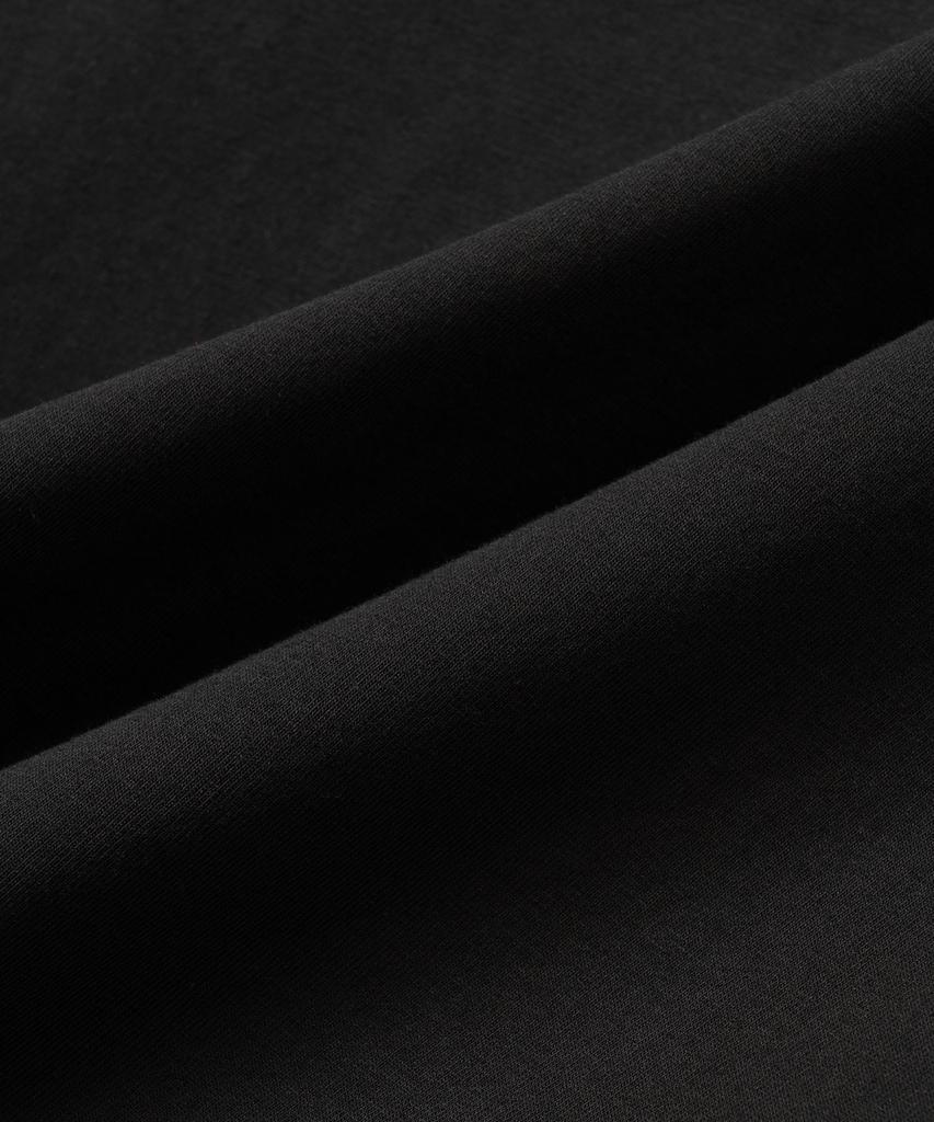 BASIKA Drape Short Sleeve T-Shirt (Black)