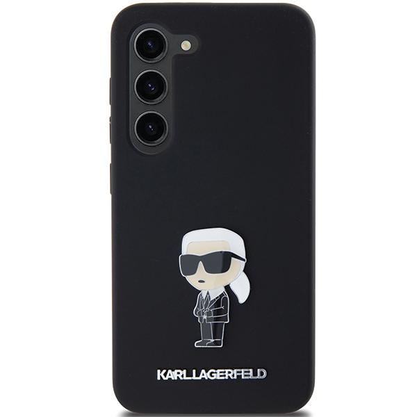 Karl Lagerfeld Klhcs24Ssmhknpk S24 S921 Czarny/Black Silicone Ikonik Metal Pin