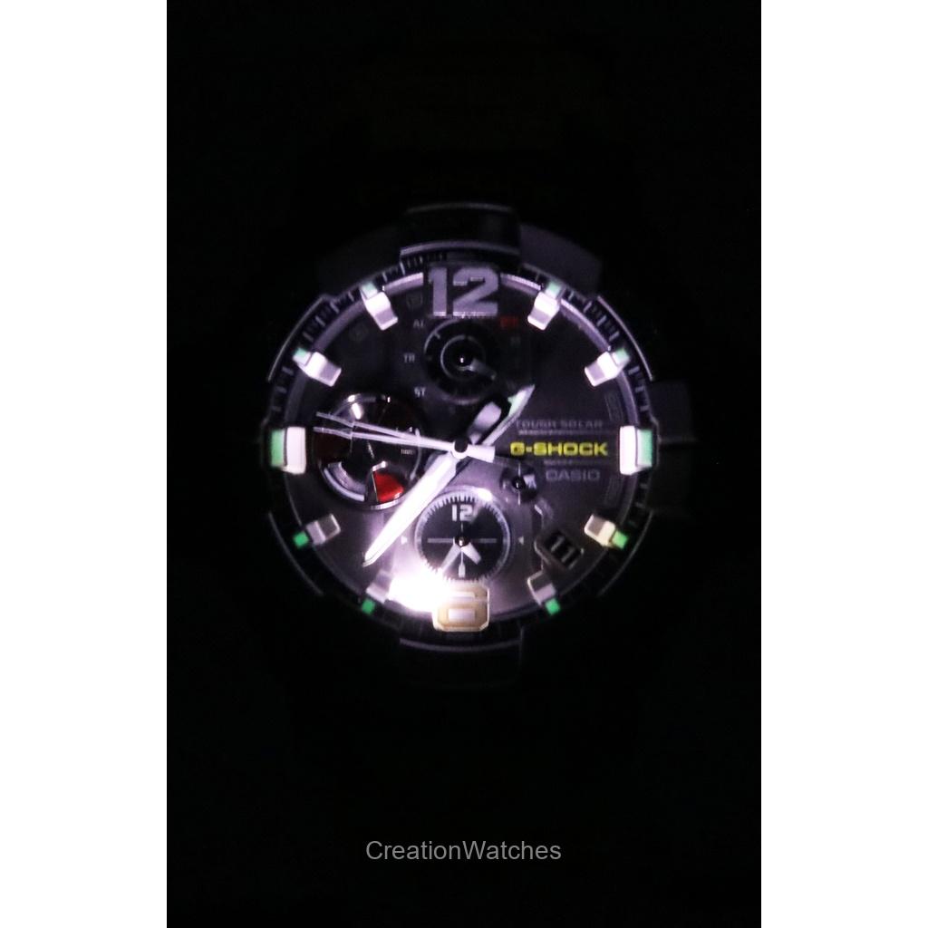 Casio G-Shock Master Of G-Air Gravitymaster Аналоговые Смартфон Связь Черный Циферблат Солнечные GR-B300RY-1A9 200М Мужские Часы