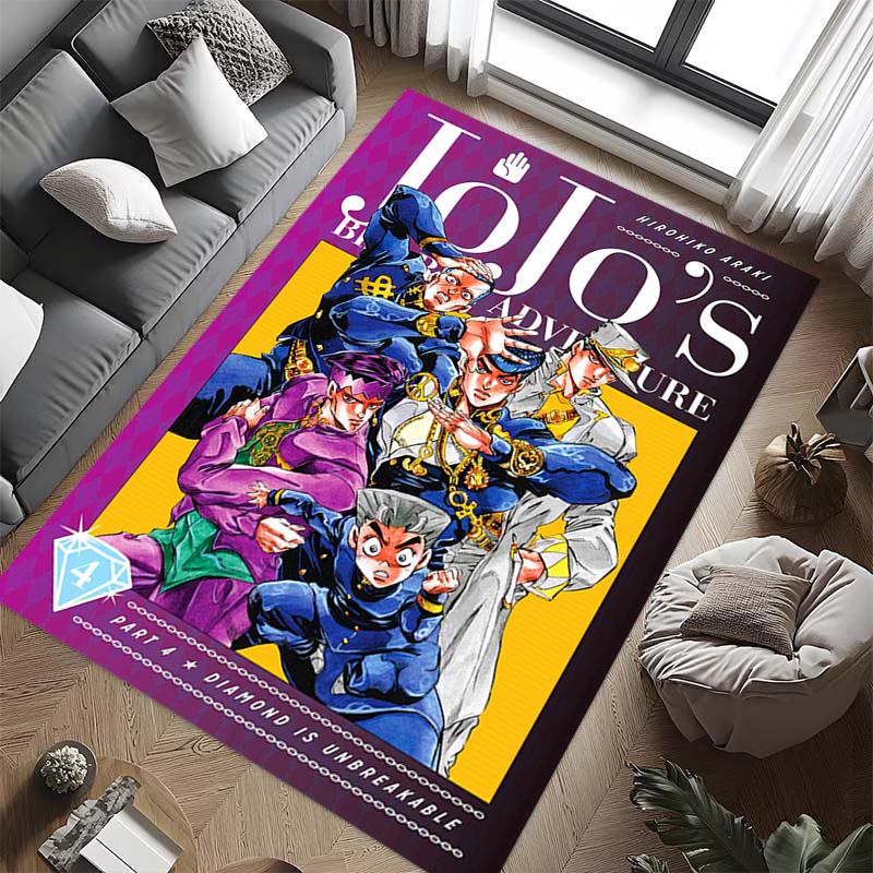 JoJo's Bizarre Adventure: Stardust Crusaders carpet Suitable for all seasons Home Decor Fashion Room Office chair cushion