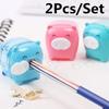 2 Pcs Cute Kawaii Animal Pig Candy Colored Pencil Sharpener Korean Kids School Supplies Stationery Random Color