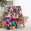 Brawl Stars Theme Printed Blanket - Perfect for Couch, Bed, Travel & Outdoor Use | Machine Washable, Cozy & Durable.