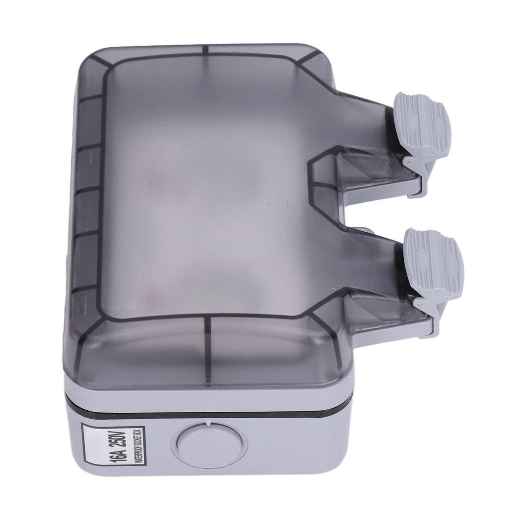 Розетка с крышкой IP66, защищенная от атмосферных воздействий уличная розетка с независимым индикатором переключателя, 250 В